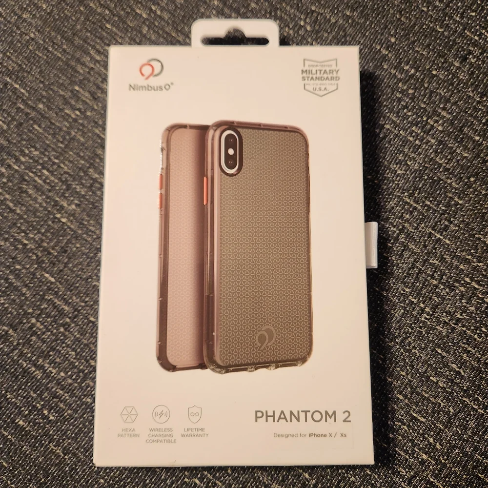 🔥 Nimbus9 Phantom 2 Case for iPhone XS and iPhone X - Carbon Black
